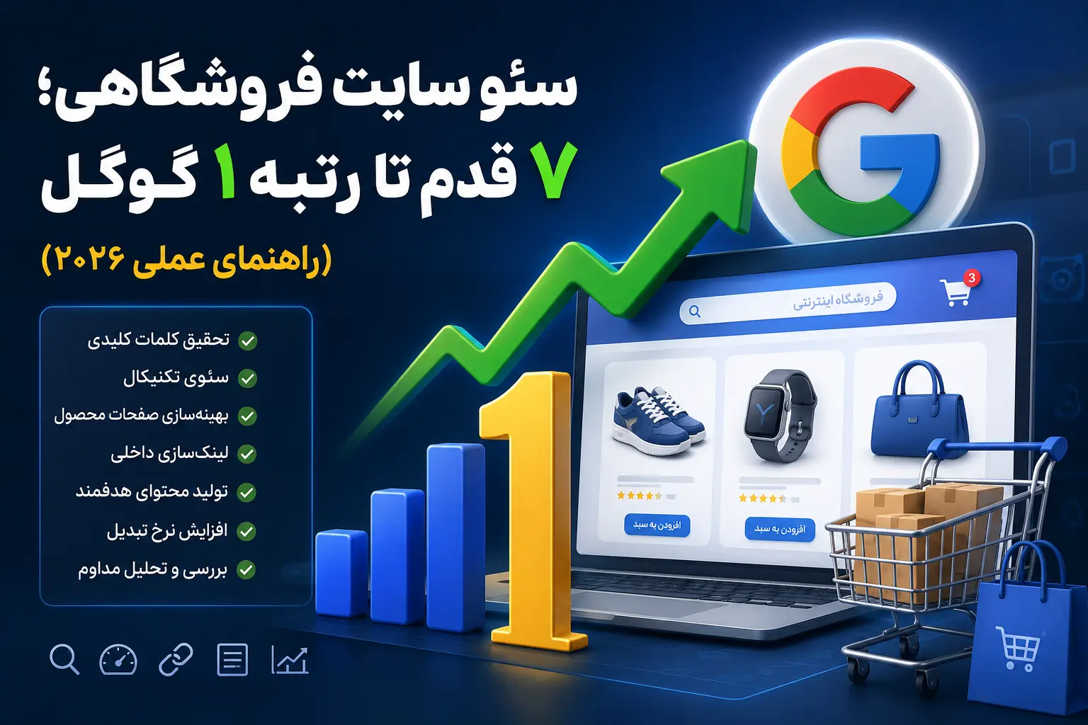 راهنمای قدم به قدم سئو سایت فروشگاهی برای افزایش فروش ارگانیک